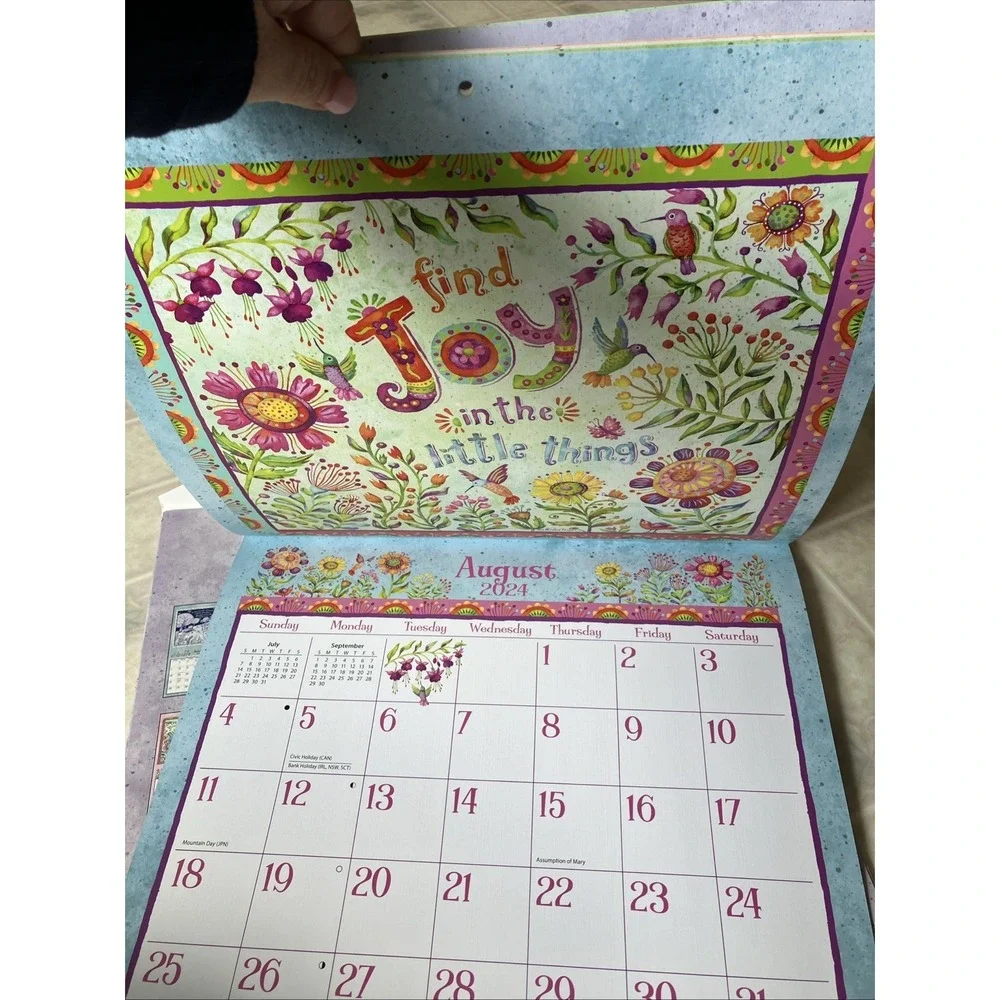 Lang Simple Inspirations 2024 Wall Calendar with Sleeve Debi Hron Be your own